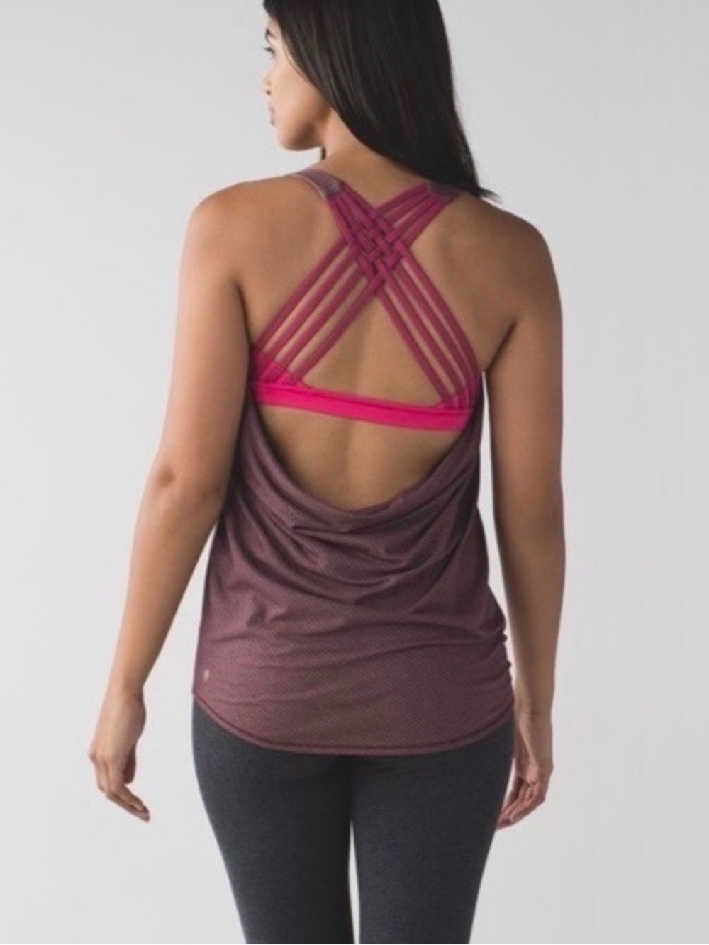 Lululemon burgundy wild tank top